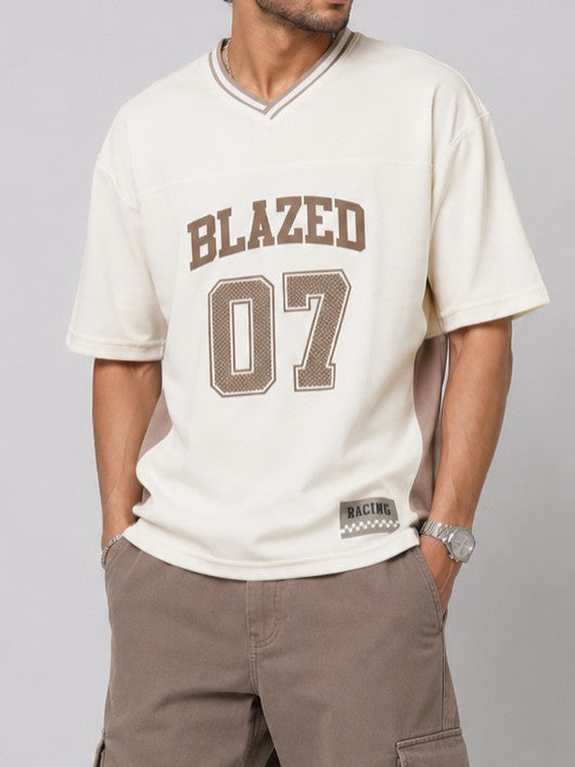 Men's Off White Blazed 07 Oversized TShirt