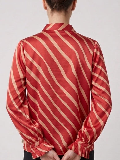 Women’s Satin Neck-Tie Top