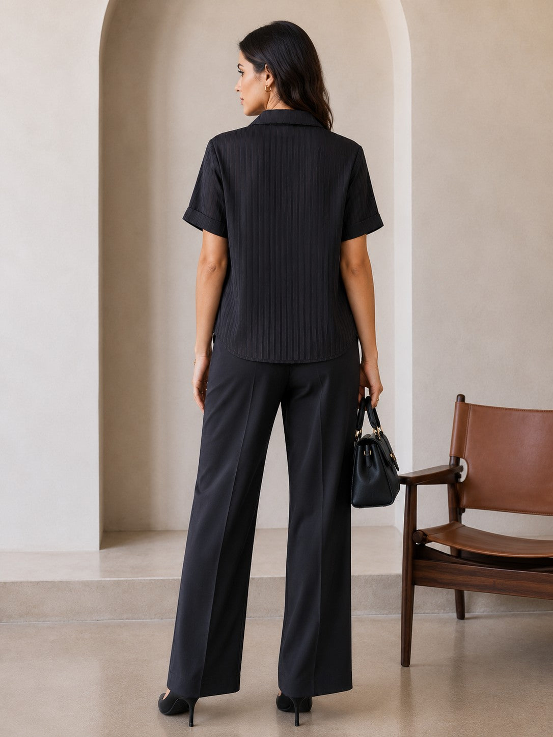 Midnight Luxe Women’s Short Sleeve Shirt