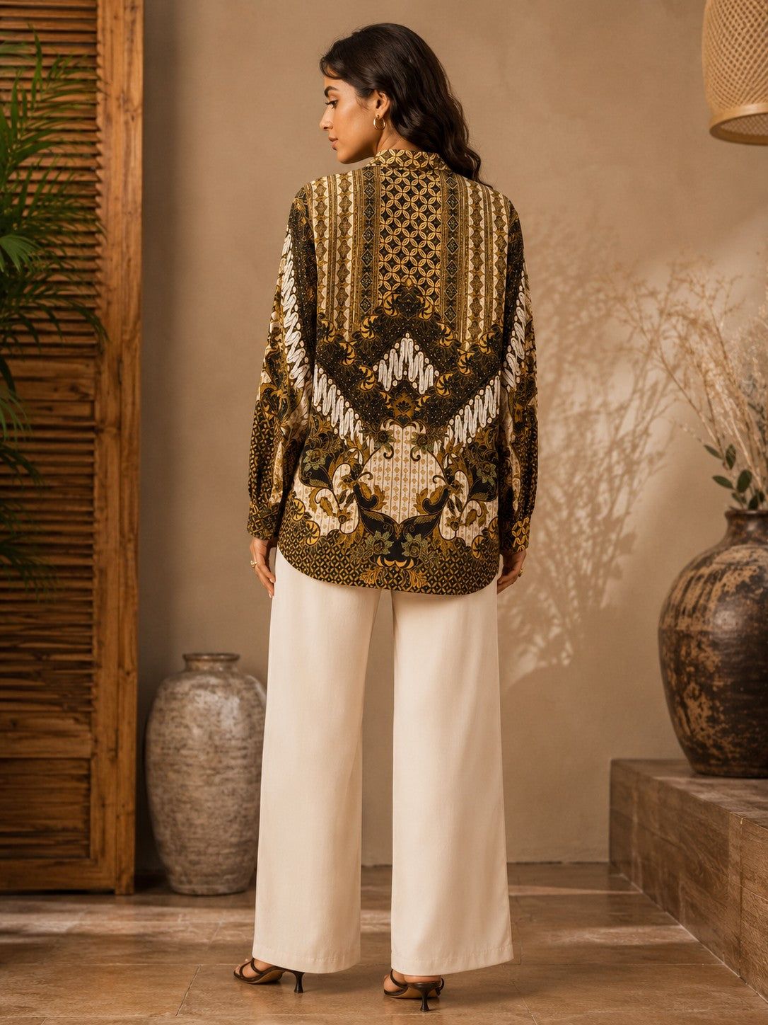 Golden Heritage Women’s Printed Shirt