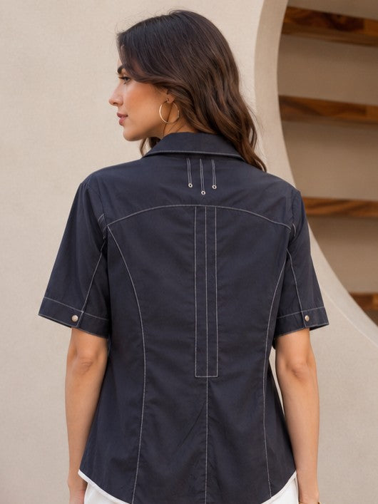 Noir Edge Women’s Short Sleeve Shirt