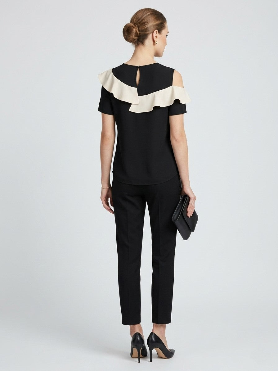 Ruffle One-Shoulder Top