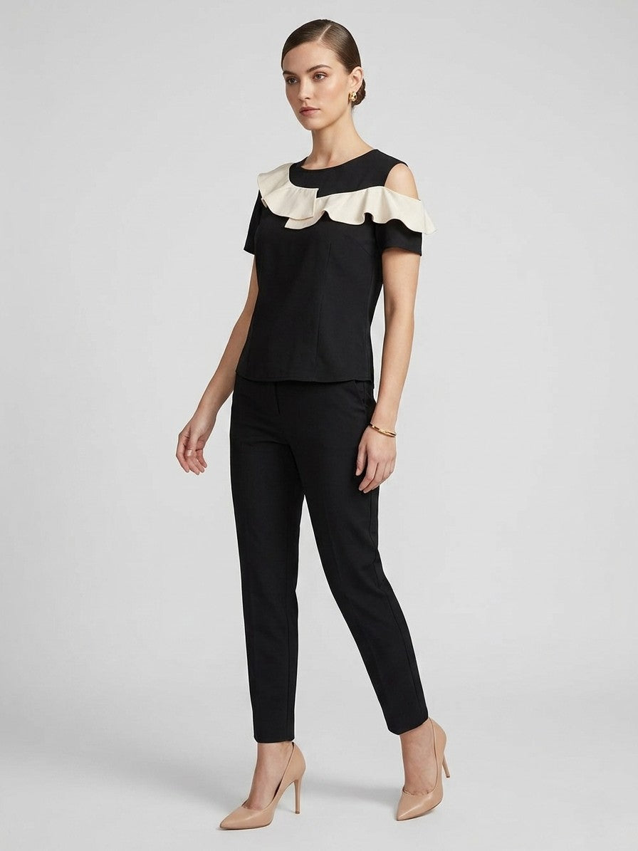 Ruffle One-Shoulder Top