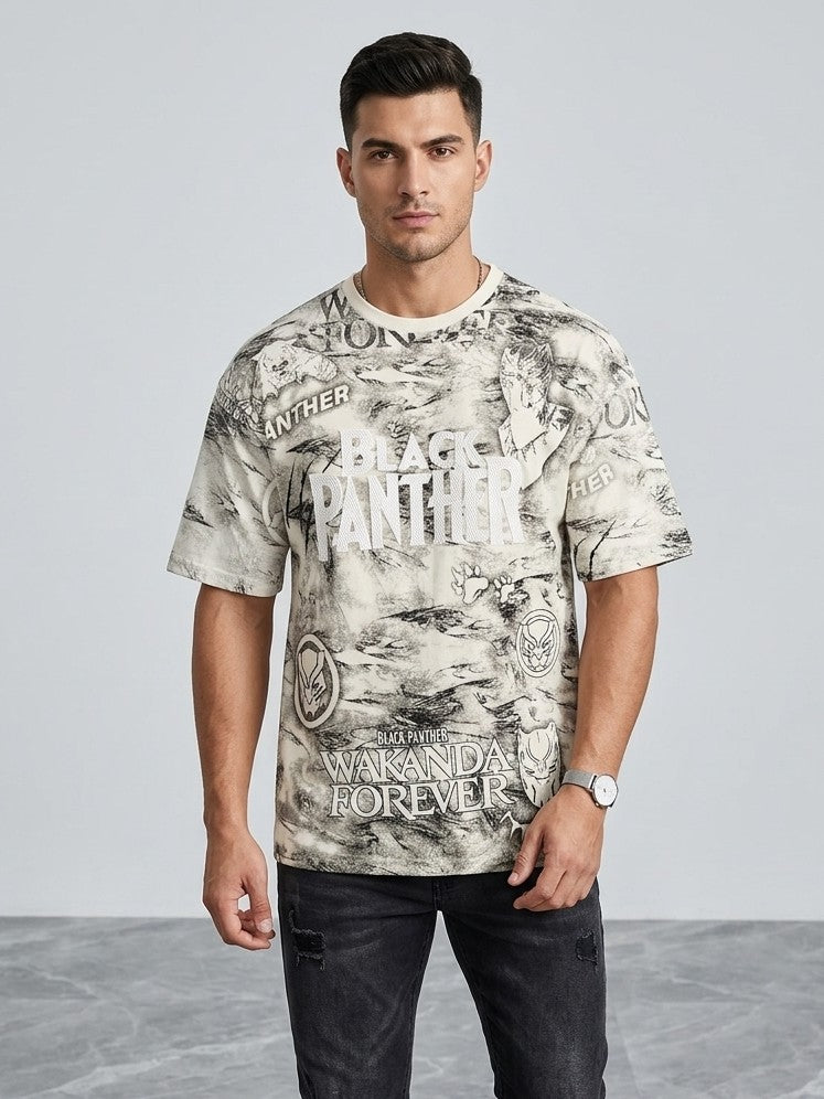 Wakanda Forever "Black Panther" Collage Tee