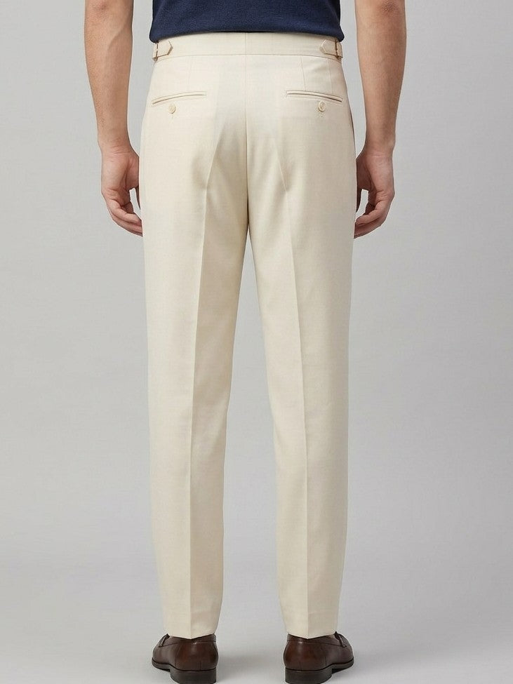 Mens Beige Trousers