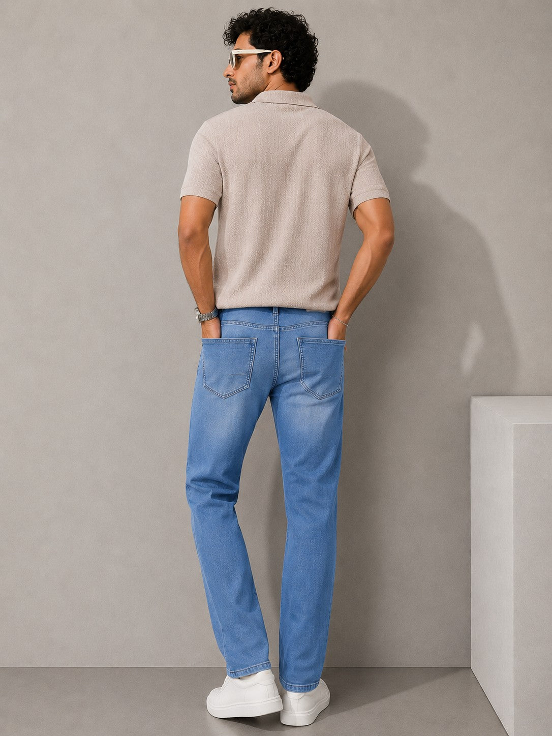 SkyFlex Slim Fit Jeans – Light Blue