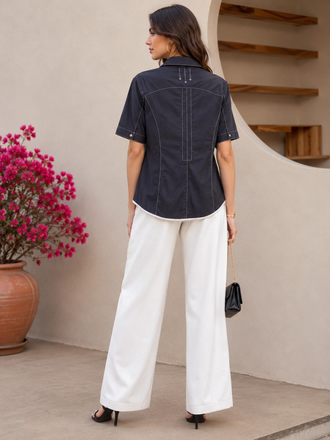 Noir Edge Women’s Short Sleeve Shirt