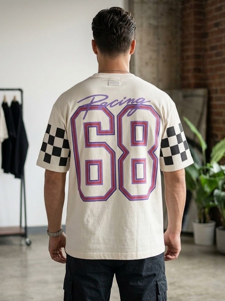 Hot Wheels Racing 68 Graphic Oversized T-Shirt