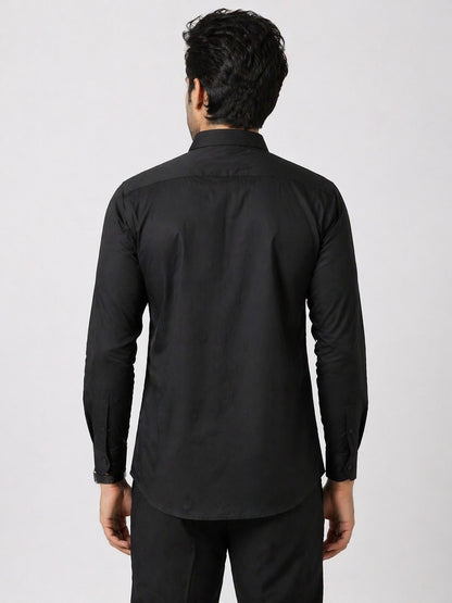 Noir Artisan Embroidered Shirt