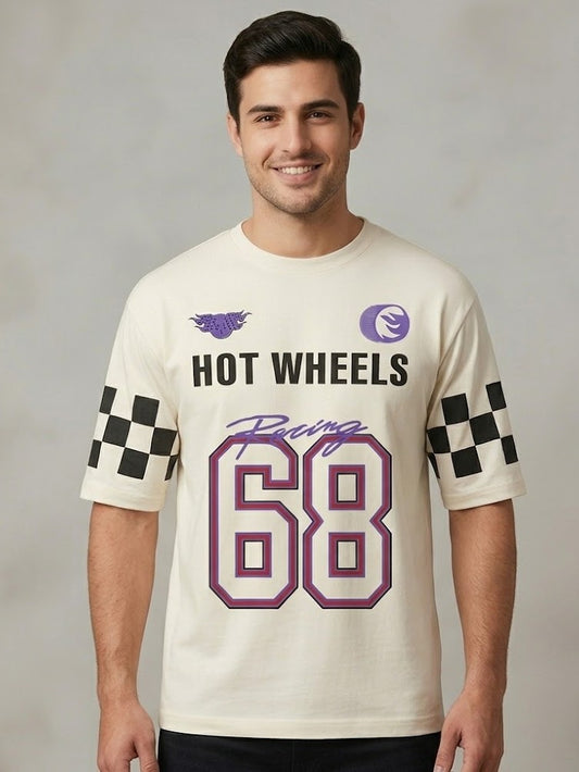 Hot Wheels Racing 68 Graphic Oversized T-Shirt