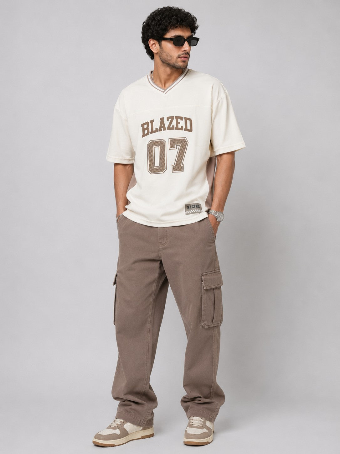 Men's Off White Blazed 07 Oversized TShirt