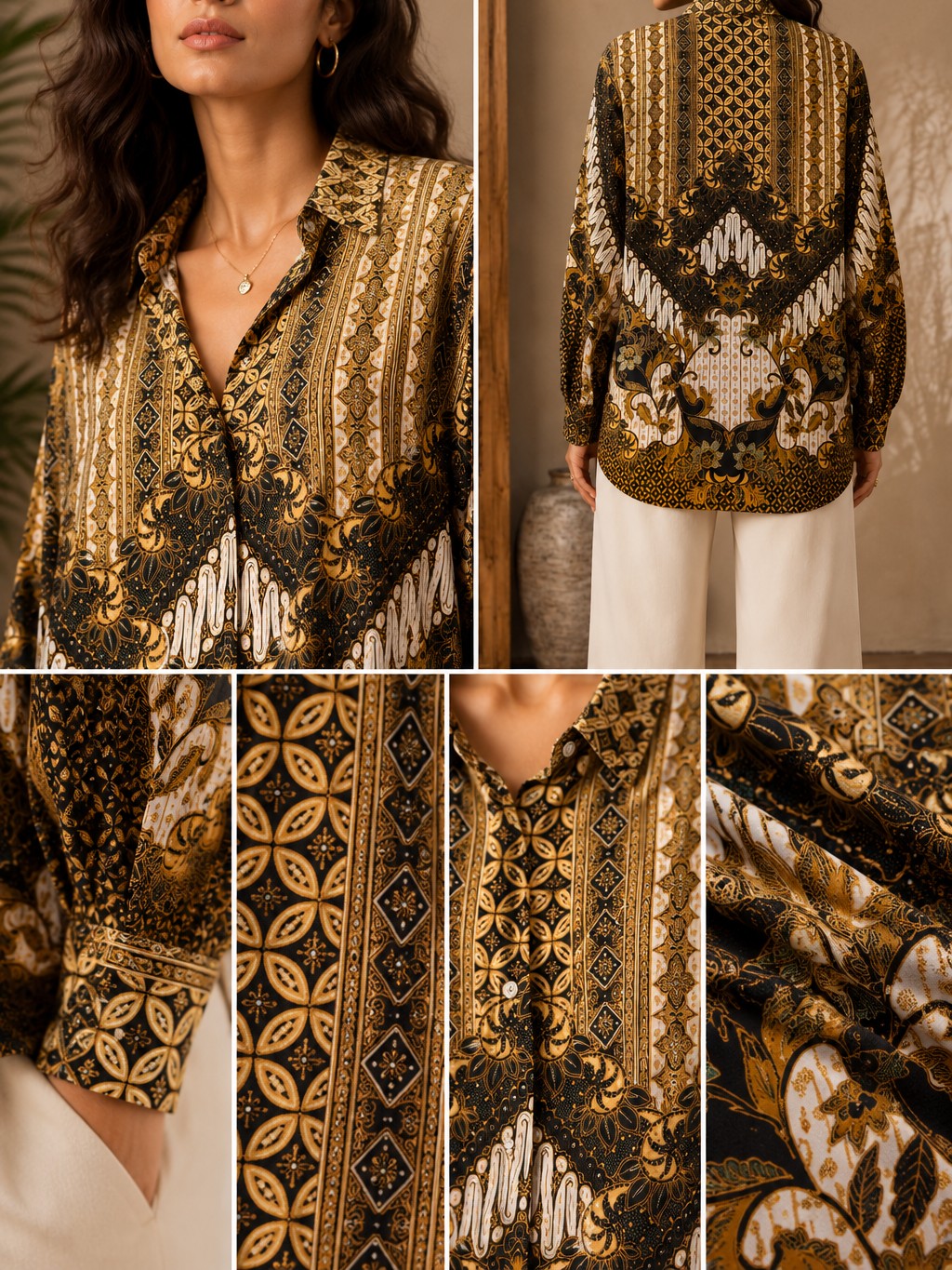 Golden Heritage Women’s Printed Shirt